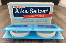 Vintage Avon 1978 Alka Seltzer 2 Fragranced Soap Set Cute Box 5 oz Soap picture