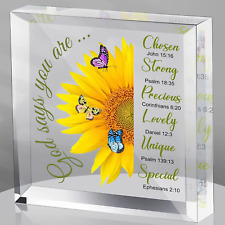 Acrylic Christian Gifts for Women Inspirational Gifts with Bible Verse and Praye picture