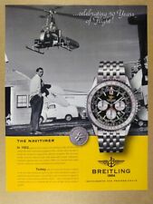 2002 Breitling Navitimer 50th Anniversary vintage print Ad picture
