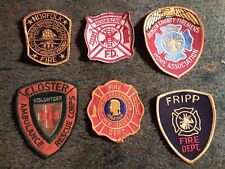 Fireman's Patches Vintage Bergen County New Jersey Virginia Fripp Island... picture