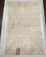 1823 Handwritten Deed Of Sale Bridge Tax Payment Connecticut Land Auction Allen picture