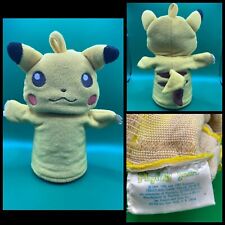 VTG 1998 Nintendo Pokemon Pikachu Bath Mitt Washcloth Glove Playfully Yours READ picture
