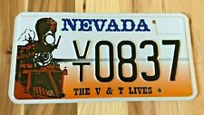 Nevada The V & T Lives Railroad License Plate  picture