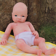 COSDOLL 18'' Lifelike Girl Full Body Platinum Silicone Reborn Baby Dolls Newborn picture