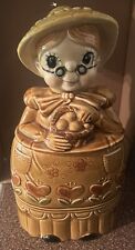 RARE Vintage Royal Sealy JAPAN Grandma Cookie Jar -VERY NICE L@@k picture