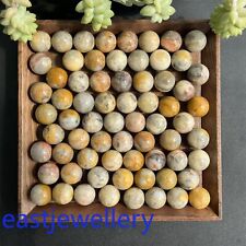 104x Wholesale Natural Crazy agate ball quartz crystal carved gem 15mm+ Sphere  picture