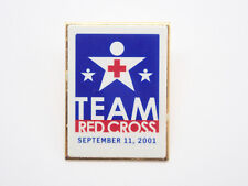 Team Red Cross September 11 2001 Gold Tone Vintage Lapel Pin picture