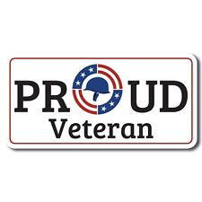 Magnet Me Up Proud Veteran Patriotic Military Magnet Decal, 6.5x3 Inch, for Car picture