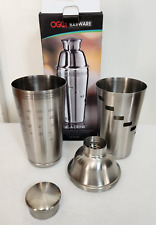 Vintage Barware OGGI Stainless Steel Dial a Drink Cocktail Shaker MIXOLOGY BAR picture