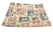 Vintage 60s Small Pillowcase Puppies, Kittens, And Flowers picture