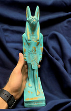 Ancient Antiques Egyptian Anubis Statue God Of The Underworld Egyptian Rare BC picture
