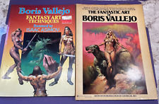 The Fantastic Art of Boris Vallejo and Fantasy Art Techniques Softcover Books picture