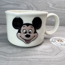 Vintage Walt Disney Prod Mickey Mouse 3D Embossed Coffee Mug Cup Hot Chocolate picture