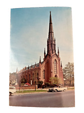 Postcard First Presbyterian Church, Columbia, South Carolina 1960'S Cemetery UNP picture