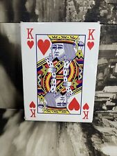 Jumbo Playing Cards - 10.5x14.5 Full Deck, Multicolor, Huge Poker Index picture