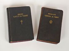 Vintage Finnish Books Siionin Laulut Ja Virret & Hengellisia Lauluja Ja Virsia picture