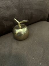 1980s vintage brass Apple Bell picture