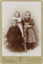 Cabinet Card Tripp; Newton, Kansas; portrait of children WU-D9-0223 picture
