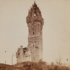 National Wallace Monument Stirling Stereoview c1865 Scottish Tower Scotland C502 picture