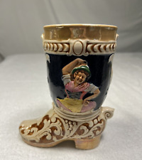 Vintage German Beer Stein Boot Shaped Mug Stamped RM Made In Germany picture