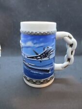 1995 Budweiser Salutes the Navy Military Series Stein / Mug 6.5” - Cert of Auth picture