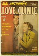 Mr. Anthony's Love Clinic #3 (Hillman 1950): Seldom Seen Romance Title; Creepy picture