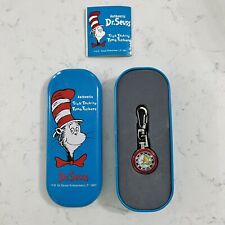 VTG New Old Stock Dr Suess Tick Tocking Time Tickers The Grinch Watch In Tin picture