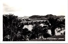 Real Photo Postcard of a View of The Panama Canal picture