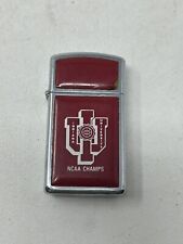 VINTAGE INDIANA UNIVERSITY ZIPPO LIGHTER NCAA CHAMPS RED SUPER RARE picture