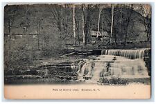 1912 Falls In Sixmile Creek Brookton Ithaca New York NY, Waterfalls Postcard picture