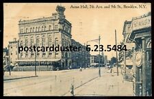 BROOKLYN New York Postcard 1912 7th Avenue & 9th Street Acme Hall picture