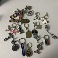 Vintage To Now Keychain Lot of 19- Some are Old and a Few are Unique Keychains picture