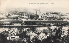 Rumford, Maine Postcard Oxford Paper Mill Postmarked 1961    BB picture