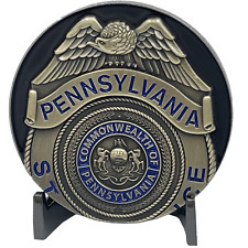 PSP Pennsylvania State Police Trooper Saint Michael Patron Saint Challenge Coin picture