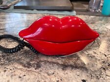 Telemania Red Hot Lips Phone Corded Working or Novelty Display Vtg Stones picture