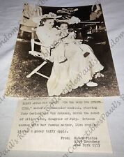 Vintage Original MGM Judy Garland w/ Child Liza Minnelli Publicity Press Photo picture