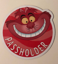 Disney’s Cheshire Passholder Magnet. Pass Holder Style Magnet Alice Wonderland picture