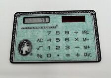Vintage Green American Express Solar Credit Card Calculator 1970’s Works picture