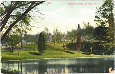 Sayre Pennsylvania Round Pond Picturesque Scenery Postcard picture