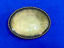 Simple empty oval belt buckle for your Craft or Project picture