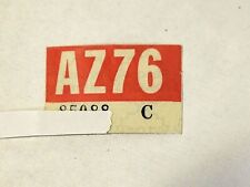 original NOS 1976 vtg ARIZONA License Plate STICKER Date TAB Tag AZ unused picture