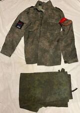 Russian Army Uniform Jacket Pants Chevrons Patches Flag Hat Cover Ratnik Boots picture