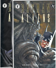 BATMAN ALIENS Book 1, Book 2 DC Dark Horse Comics 1997 Bernie Wrightson NM picture