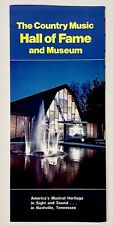 1974 Country Music Hall Fame Museum Nashville Tennessee Vintage Travel Brochure picture