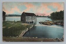 Old Tide Mill Manchester by the Sea Massachusetts DB Postcard picture