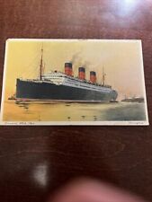 Postcard Cunard White Star RMS SS Berengaria Steamer Ship c1920s V5 picture