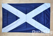 SCOTLAND ST ANDREW DURAFLAG with D-RINGS 150cm x 90cm 5X3 HIGH QUALITY FLAG picture