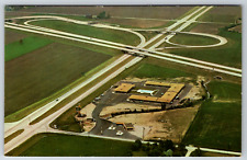 c1960s Holiday Inn Aerial View Toledo Inc. Ohio Perrysburg Vintage Postcard picture