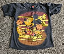 Rare Vintage DISNEY Mickey Unlimited Single Stitch T Shirt 90s Double Sided XS picture