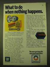1970 Delco Energizer Batteries Ad - Nothing Happens picture